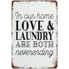 Plaque Metal Tin Signs Laundry Room Wall Decoration Vintage Art Posters Iron Painting for Man Cave Home Cafe Bathroom Club Bar