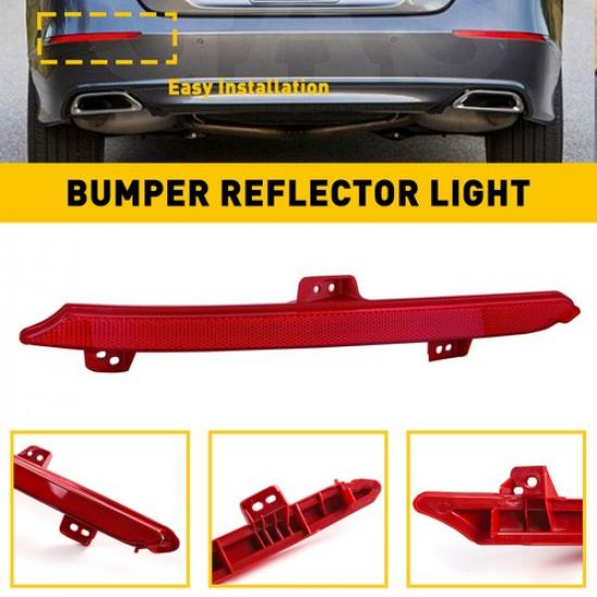 Left Driver Rear Bumper Light New Fit 2018- Honda Accord Reflector Lamps