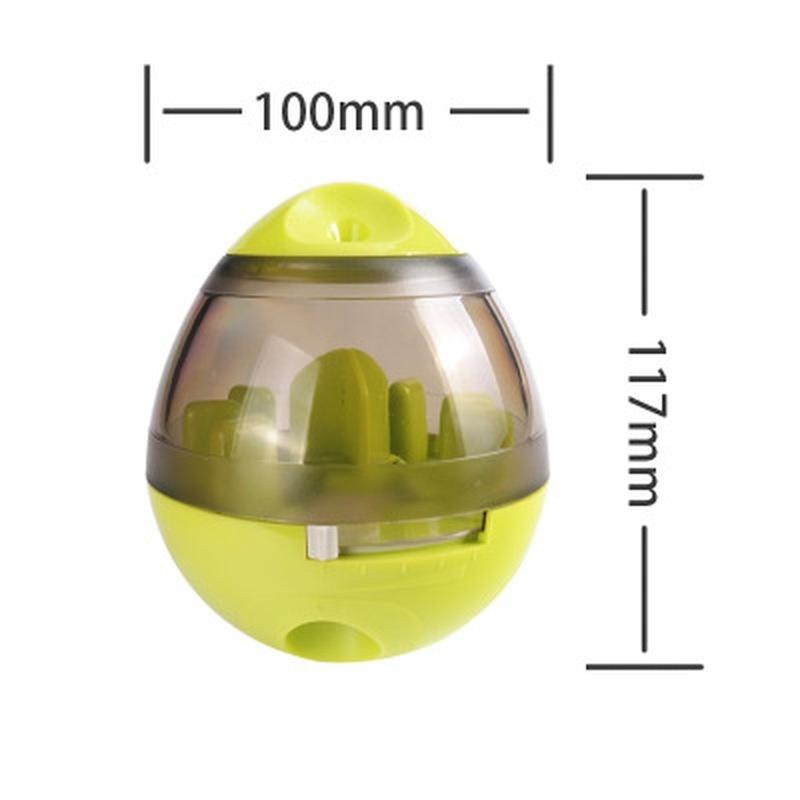 1 Pcs Funny Tumbler Pet Food Ball Dog Food Leaking Device Interactive Toys Color Random