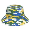 Solomon Island Fisherman Hats Free Custom Made Name Number Team Logo Bucket Cap Country Travel Fishing Nation Flag Headgear
