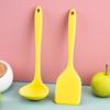 Mini Silicone Spatula Soup Spoon Set for Non-Stick Cookware Heat-Resistant Kitchen Utensils with Hanging Loop Small Flexible Scraper for Frying