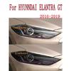 For HYUNNDAI ELANTRA GT  Car Exterior Headlight Anti-scratch Front Lamp Tint TPU Protective Film Cover Repair Accessories