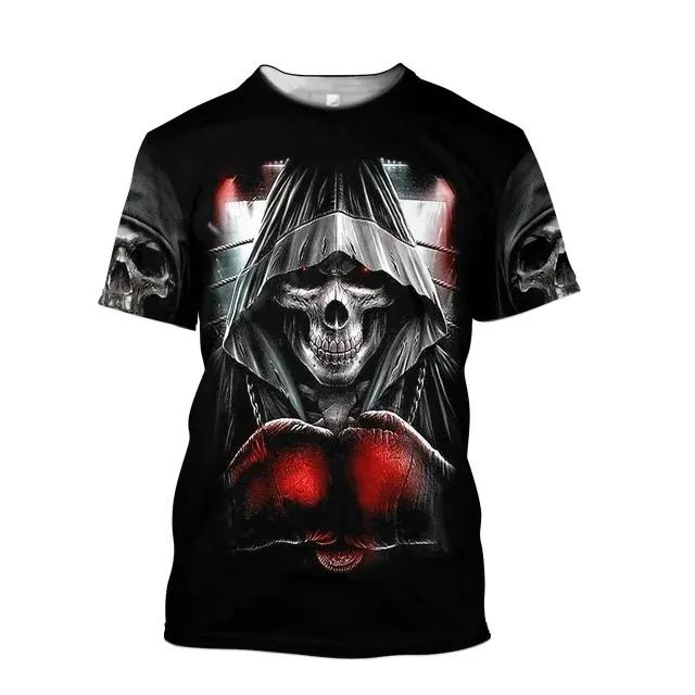 Boxing Training Women's T-shirt Quick Dry Loose Casual Sports Tough Guy Style Men Round Neck Short Sleeve Oversized Comfortable Clothing