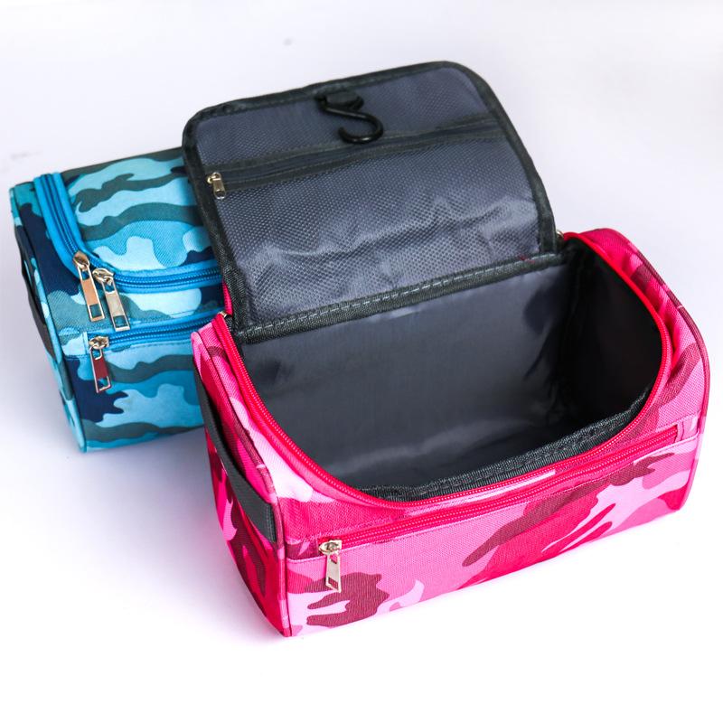 Make Up Camouflage Cosmetic Bag Unisex Travel Organizer Toiletry Bag Storage Bag Large Capacity Hanging Waterproof Wash Pouch