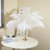10Pcs Blue Ostrich Feather 15-55cm Natural Plumes for Wedding Party Carnival Decoration Craft Plumes Table Centpiece Accessories