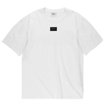 Prosto Jacquard Label T-shirt, Mens White T-shirt