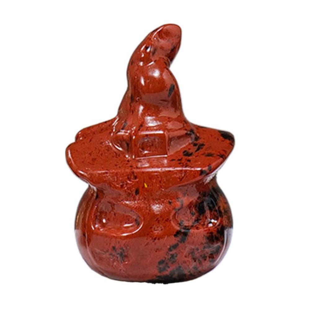 Creative Crystal Pumpkin Figurine Pumpkin Shaped Multicolored Mini Pumpkin Statue Handmade Crystal Ornament