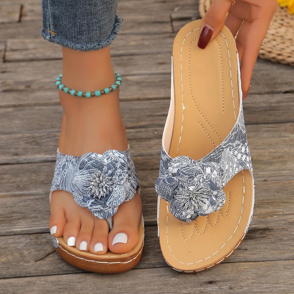 Summer Woman Slippers Casual Walking Shoes Slides Women Wedge Sandals Outdoor Luxury Slippers Female Flip Flops  De Mujer