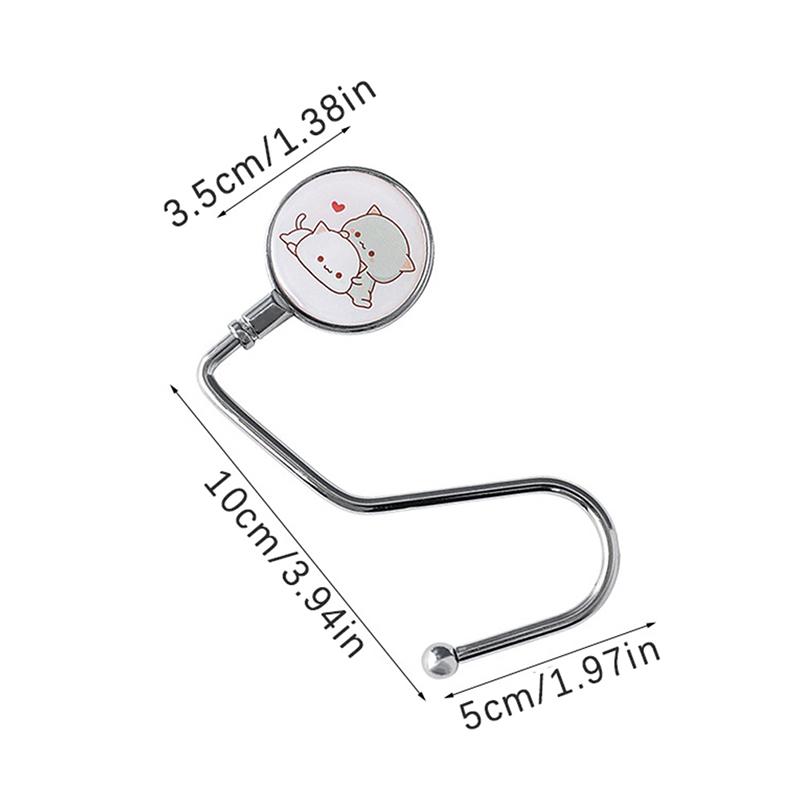 1 Stück Tragbarer Faltbarer Taschenhaken Aufhänger Geldbörsen Handtaschenhalter Faltbarer Tischhaken