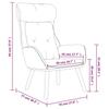 Cream Fabric Recliner Chair