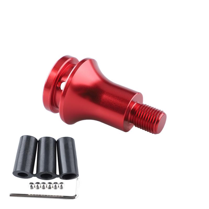 Universal Car Manual Gear Shift Knob Adapter Aluminum Alloy For M 12x1.25 Thread