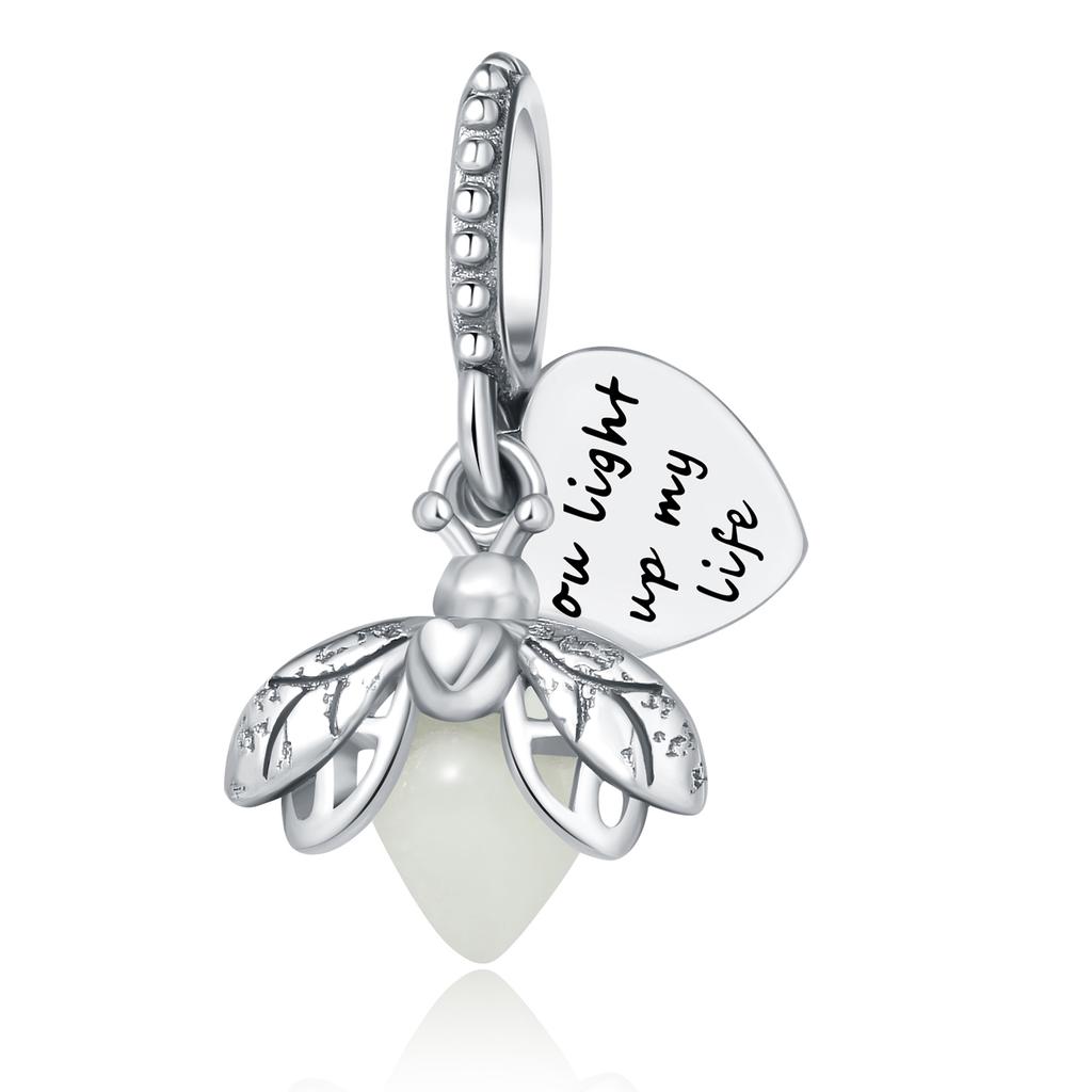 Copper Colorful Butterfly Dragonfly Series Pendant Charms Beads Fit Original Wear Birthday Diy Jewelry Gifts