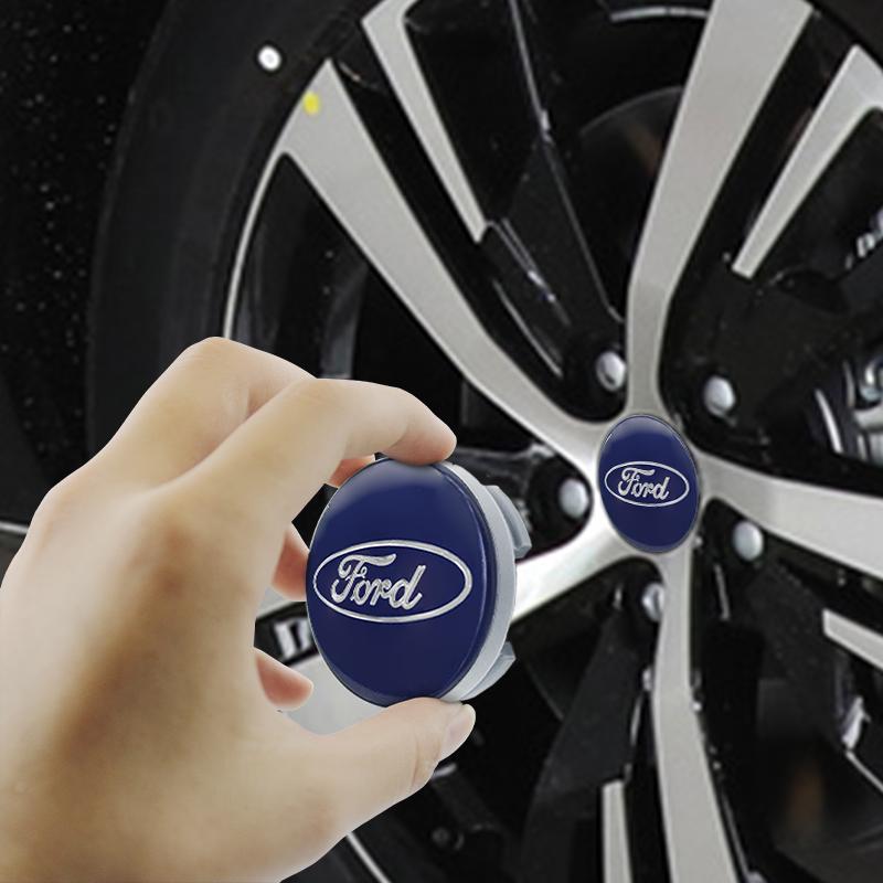 Car 54mm Wheel Center Cap Hub Covers Badge Accessories For Ford Fiesta Mk7 Focus 2 Mk3 F150 Mondeo C-Max Fusion Ranger Escort