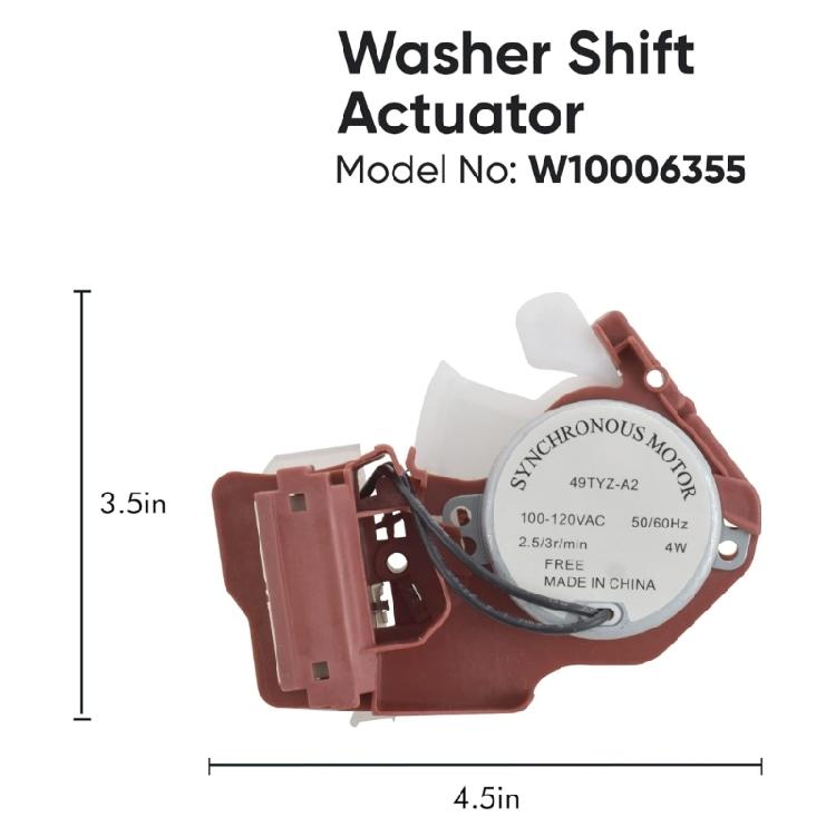 Global Replacement Actuator For Washing Machines Resolves Initiative Failure Denial Turn Concerns Accurate Fit Plan Denial Equipment Required