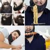 2 Pezzi Maschere Cappelli per Barba Cappellino per Barba da Uomo Bandana per Barba Coperture Grembiule Regolabile per Peli Facciali Cappellino Paracolpi Cappellino per la Nanna