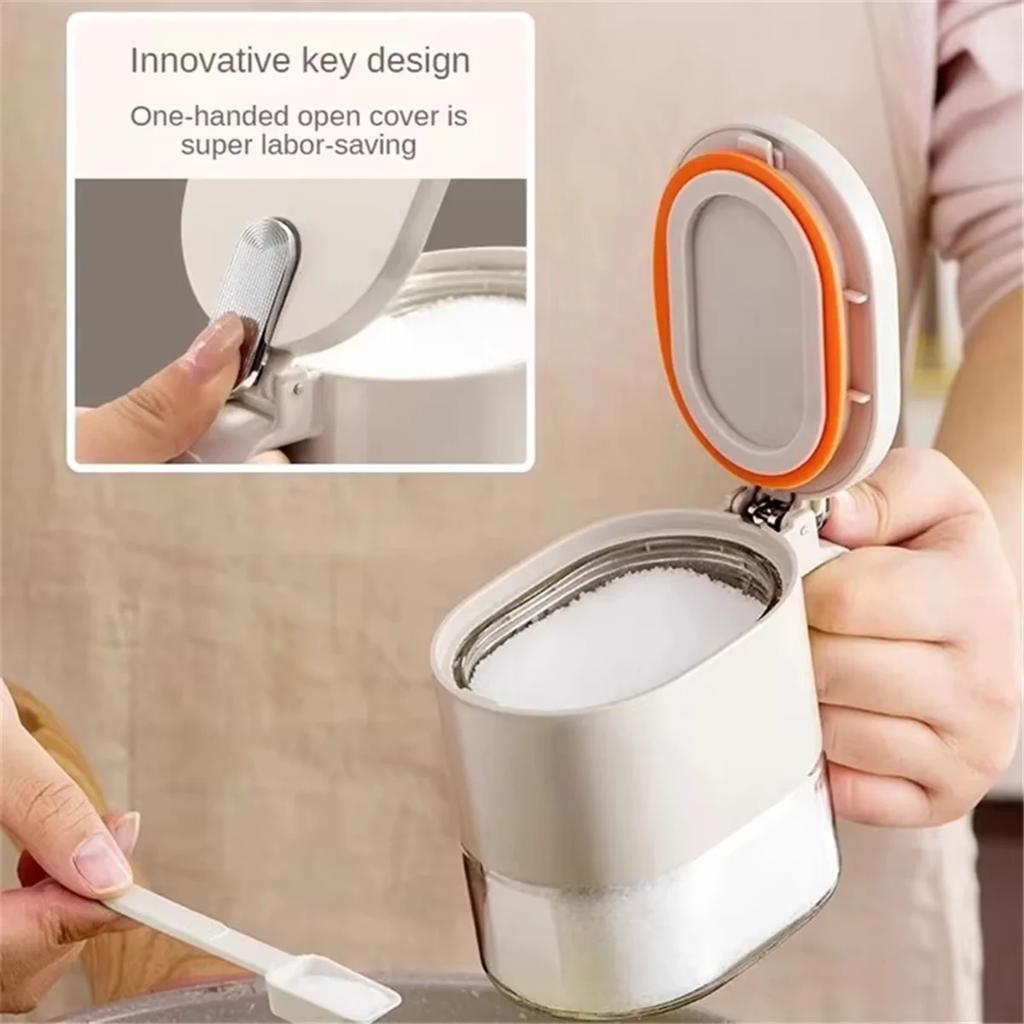 High End Sealed Seasoning Box Jar Kitchen Household Storage Box Seasoning Bottle Moisture-proof Thickened Durable Boxes