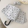 Round Dot Color Umbrella, Stylish Matching, U-Shaped Handle for Easy Portability
