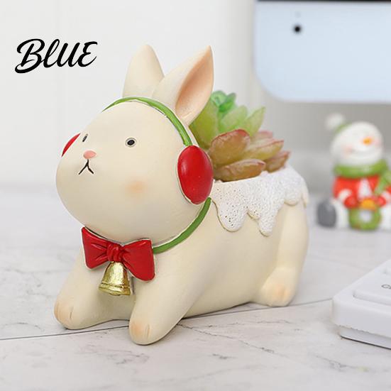 Succulent Planter Pot Cute Christmas Animal Planter, Small Plant for Flower Pots Indoor Home Desktop Decor, Gift Lovers Creative Gifts