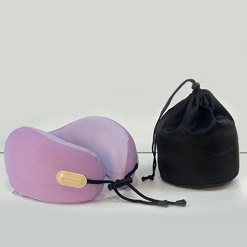 Lishen U-Shaped Travel Neck Pillow with Storage Bag