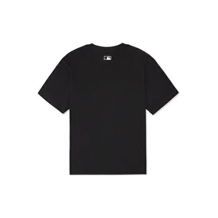 MLB Drop Shoulder Sleeve T Shirt Unisex Black 3ATSE0233-07BKS