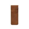 Vintage Frosted PU Leather Flap Pen Case High-end Fountain Pen Protective Sleeve Large Capacity Double Set of Pen Case