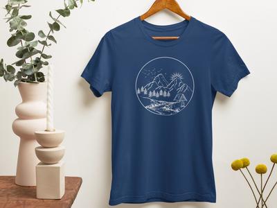 Nature T-and Kids Tshirt, Mountain Adventure Graphic Tee