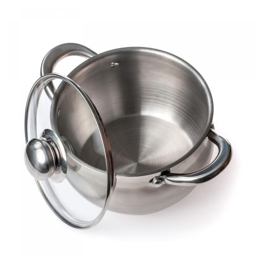 uxcell Universal Pot Lid Knobs, Stainless Steel Replacement Knobs, 62x56x28mm, for Pot Lids, Pack of 4