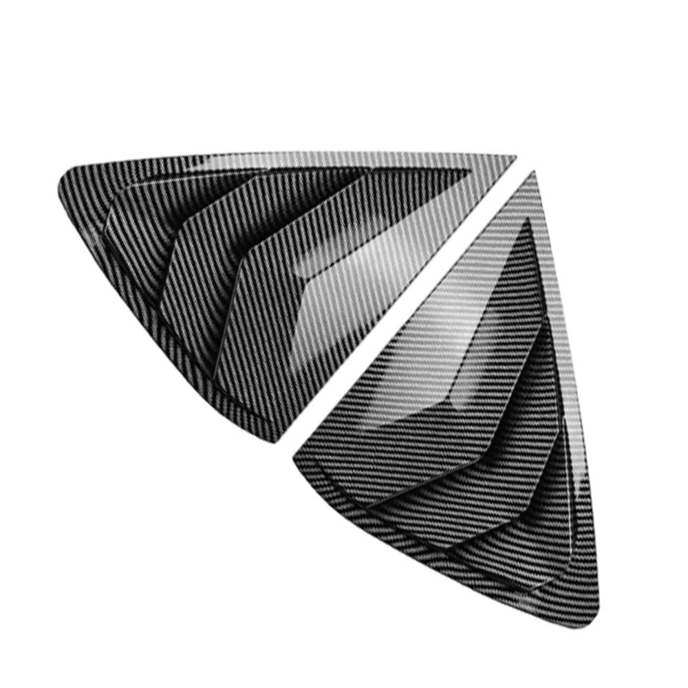 Per BMW X6 F16 2015- Spoiler Battitacco Finestrino Posteriore Laterale Copertura Otturatore Lunotto Prese d'Aria ABS Nero Lucido/Fibra di Carbonio
