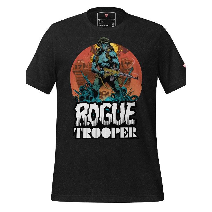 2000 AD Rogue Trooper Prog 2391 T-Shirt for - Iconic Comic Print Retro Suitable for - Casual Wear, Machine Washable Iconic Rogue Trooper, Apparel for S чёрный