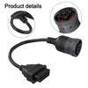 OBD2 Connector Truck Cable Easy Installation Non-deformation Design