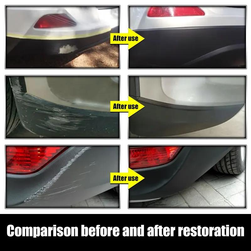 KJM Plastic Renovation Cream-Restore Black Shine To Car Interior Plastics,Effortlessly Revive Faded Surfaces for A Like-New Look