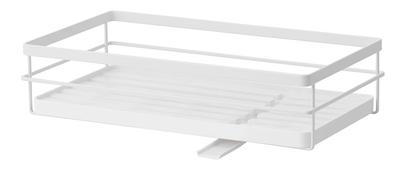 Yamazaki Tower Extendable Drainer W X 23cm D X 10cm Flexible Storage Rack for Tool Easy Product 4364 Over-Sink Basket, Small, White, Approx. 42.5cm H,
