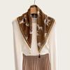Spring and Autumn New Fashion Pony Square Scarf Soft Feel Neck Scarf Women's Waist Silk Scarf Neck High Sense
