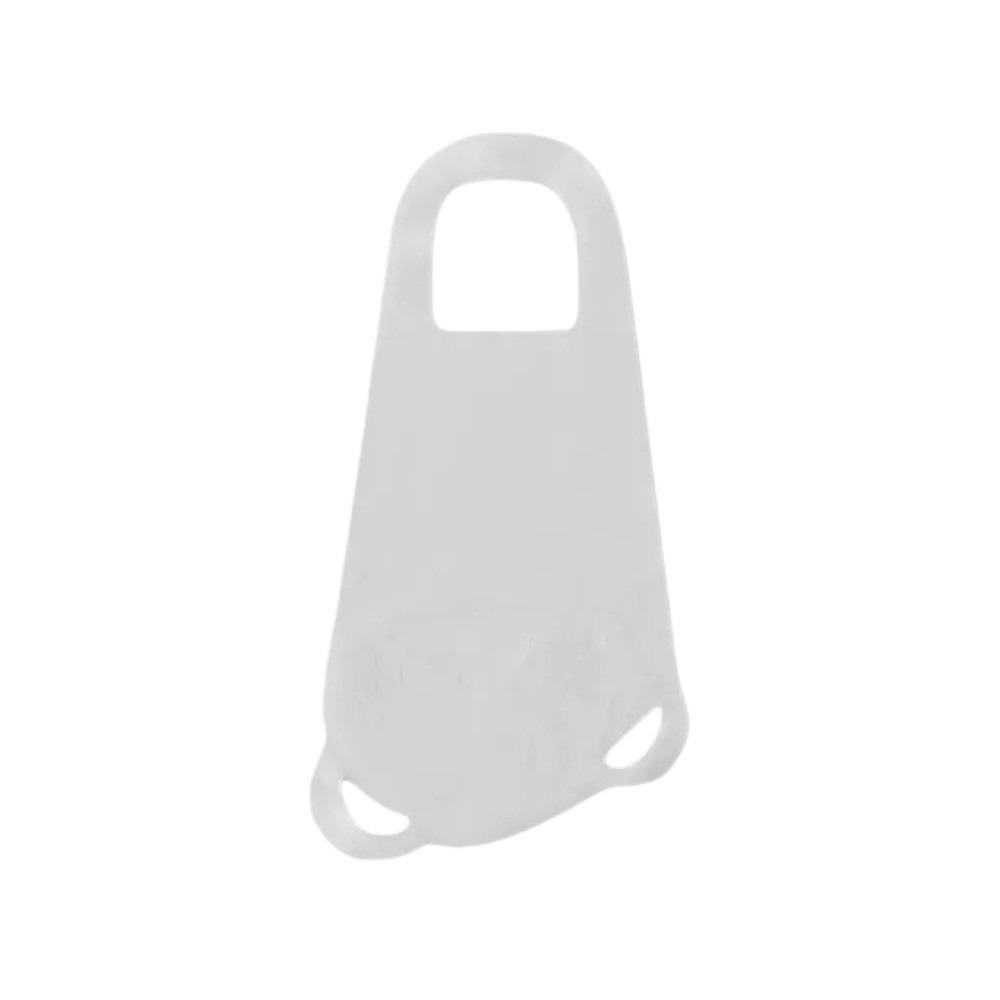 Invisible Low-cut Liners Socks Silicone Non-slip Ice Silk Two-toed Socks Open Toe Breathable Suspender Half-Palm Socks белый