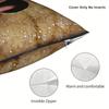 Cinnamon Cereal Pattern Printed Cushion Covers Are Suitable For Sofas And Chairs Double-Sided Printing Adds Fun Home Decor