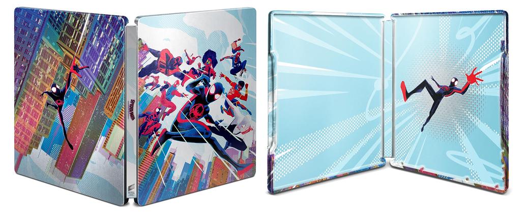 Across the Premium Steelbook Edition 4K ULTRA HD Set ULTRA HD Spider-Man Spider-Verse & Blu-ray (Limited Edition) [4K + Blu-ray] [Steelbook]
