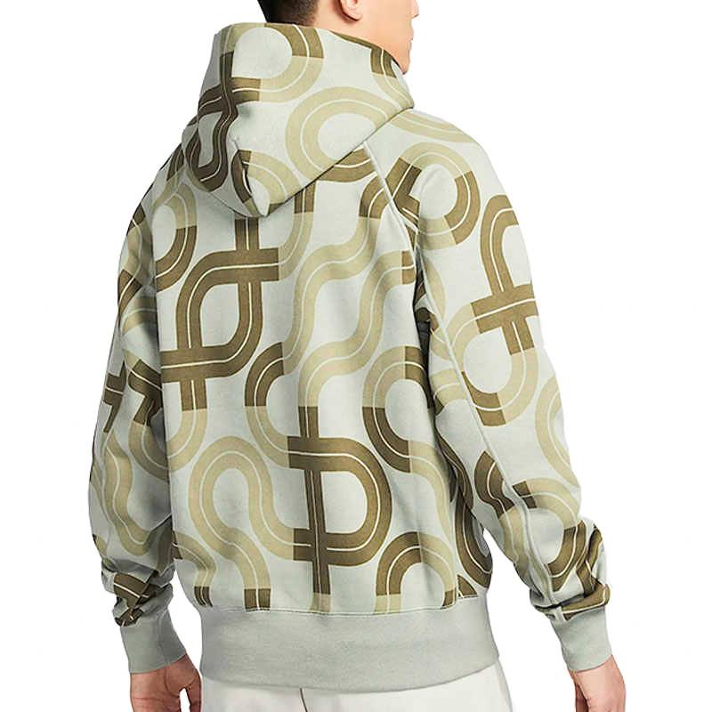 Nike Cny As M Nsw Aop Year Of The Snake Limited Fashion Comfortable Soft Hoodie Men hoodies Light-Green HV8207370