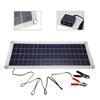 30W 12V Solar Panel Kit Dual USB Output 20A 50A Controller for Car Boat Yacht Battery Charger