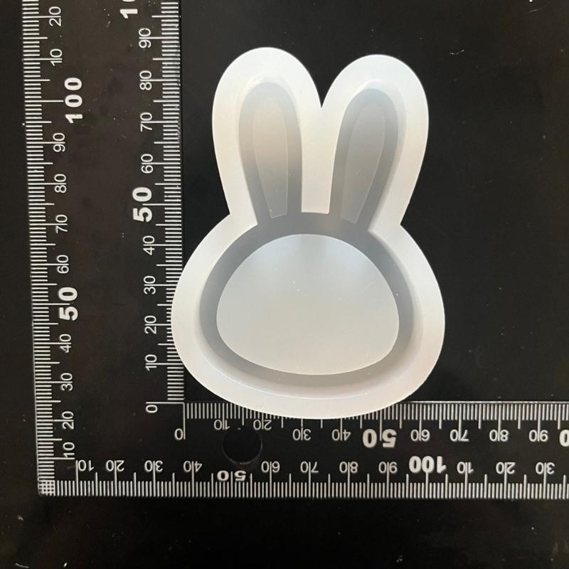 Quicksand Keychain Resin Molds Bear Rabbit Shaker Silicone Mold Unique Jewelry Making DIY Keychain Necklace Pendant Mold