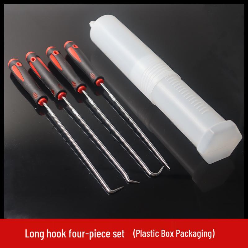 4-Piece Oil Seal Hook Set for Auto Repair & Home Maintenance