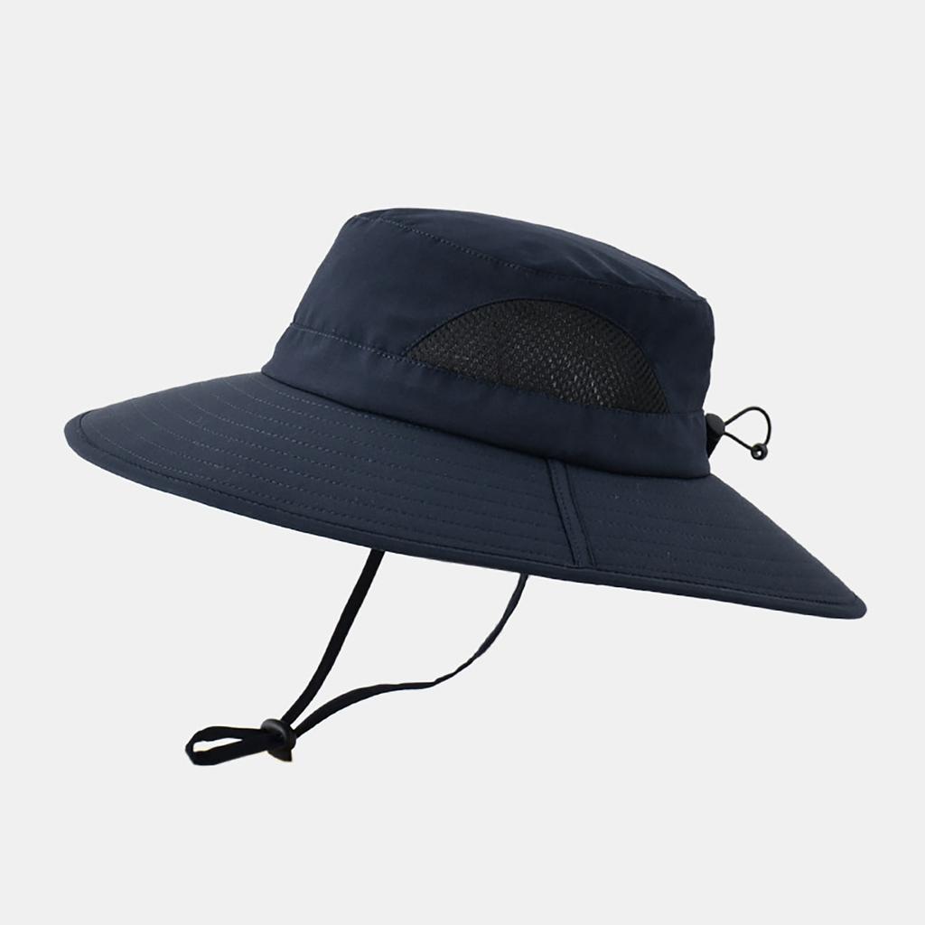 Wide Brim Sun Hat For Men Women Foldable Fishing Hat UV Protection Quick Drying Waterproof Bucket Hats For Hiking Beach Hiking Kayaking Camping