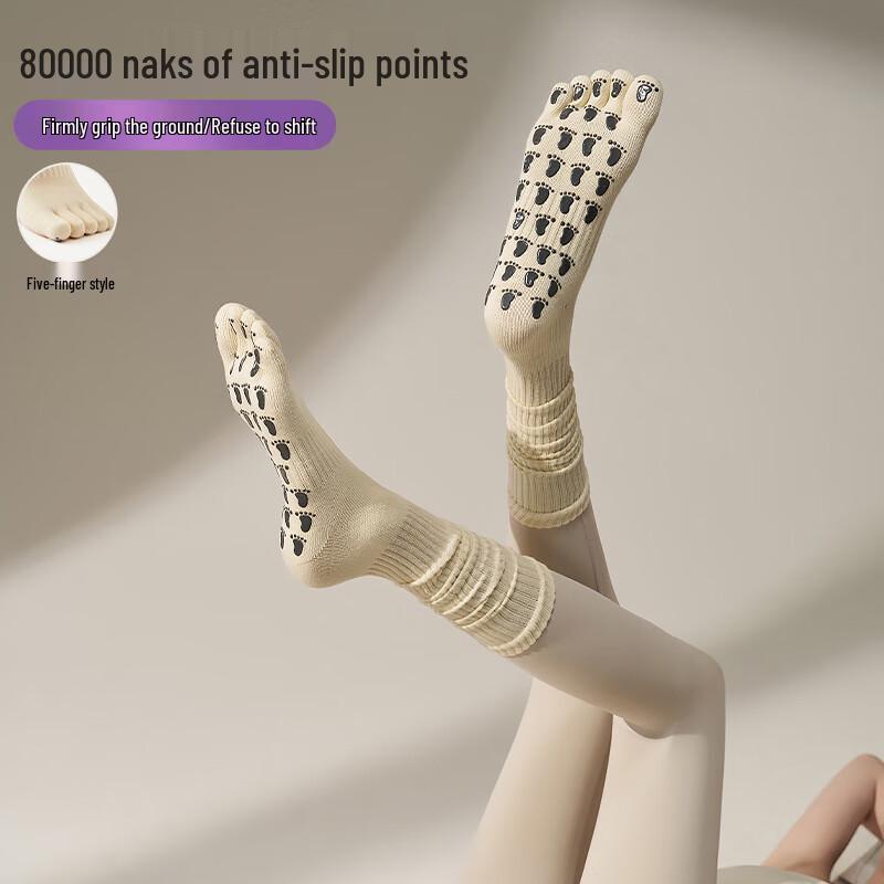 Junbie Anti-Slip Five-Toe Yoga Socks
