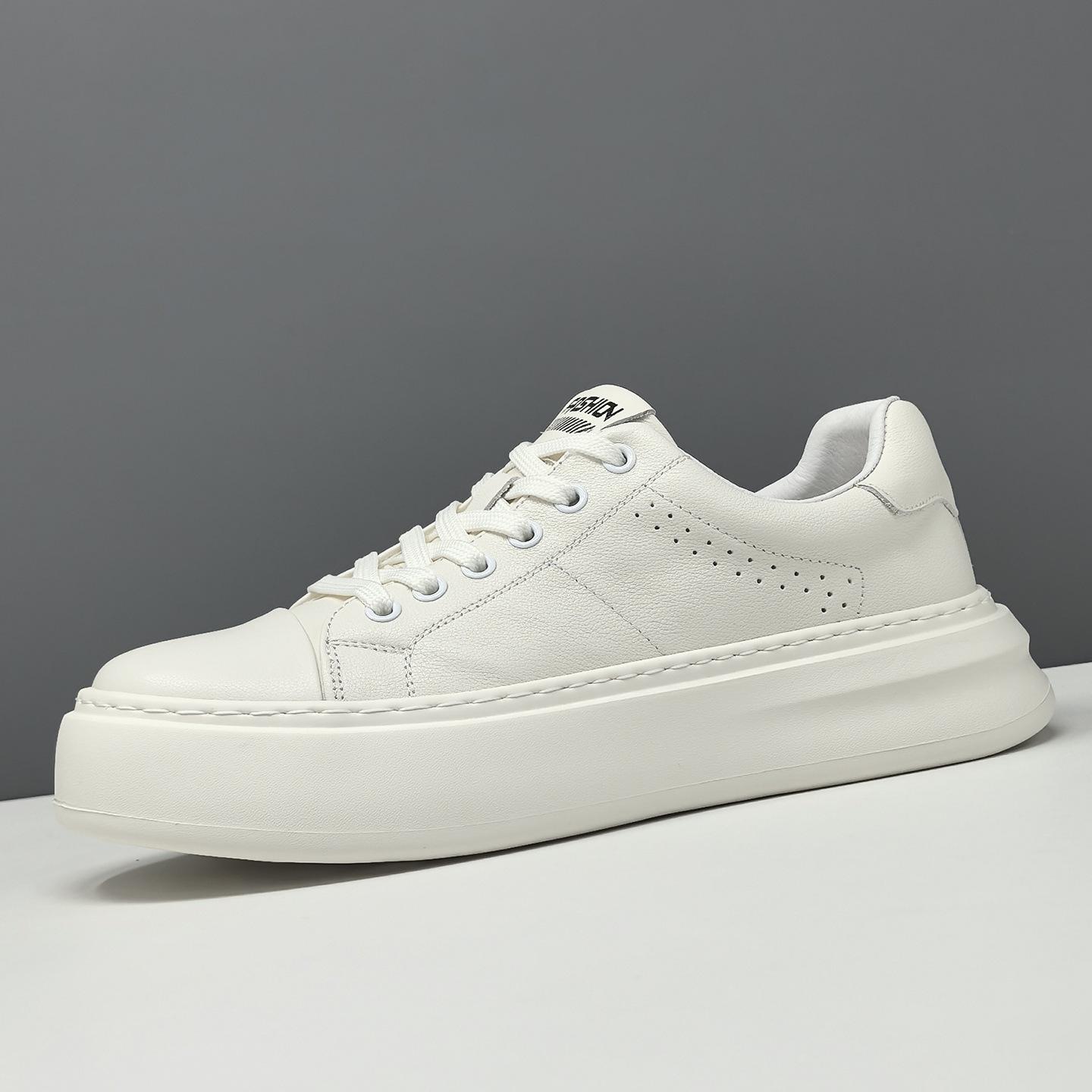 Кеды из дышащего материала трендовая обувь кожаная платформа повседневная обувь 38