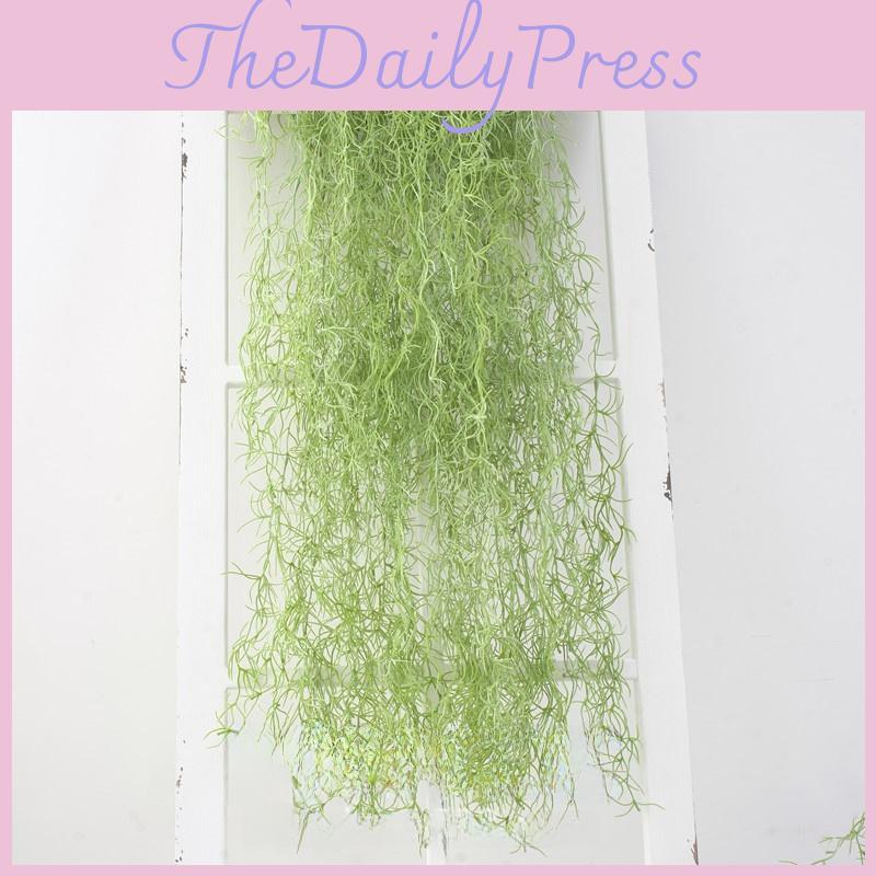 Greenery Wall Panel With Silk Plant Accents For Indoor Garden And Hallway