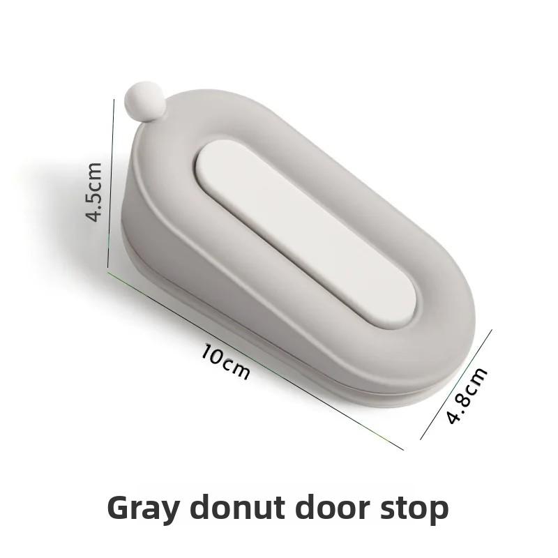 Silicone Door Stop Stoppers Block Doorstops Door Stopper Home Office Adhesive Mute Anti-Shock Door Rear Retainer