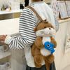 Adorable Simulation Animal Shoulder Bag Realistic Look Student School Bag  Birthday Gift