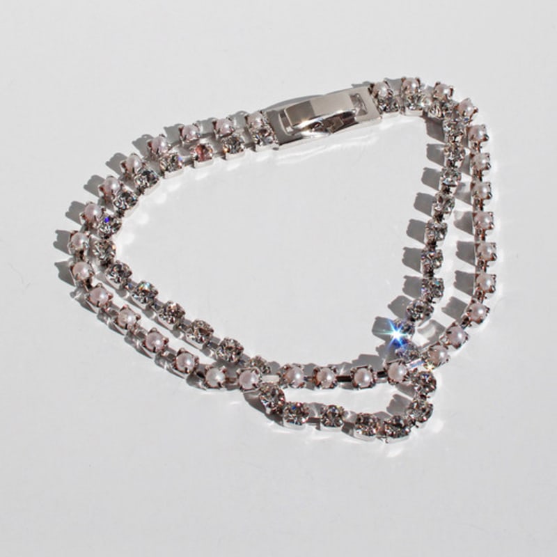 AUGUST ALICE Pearl and Crystal Bracelet