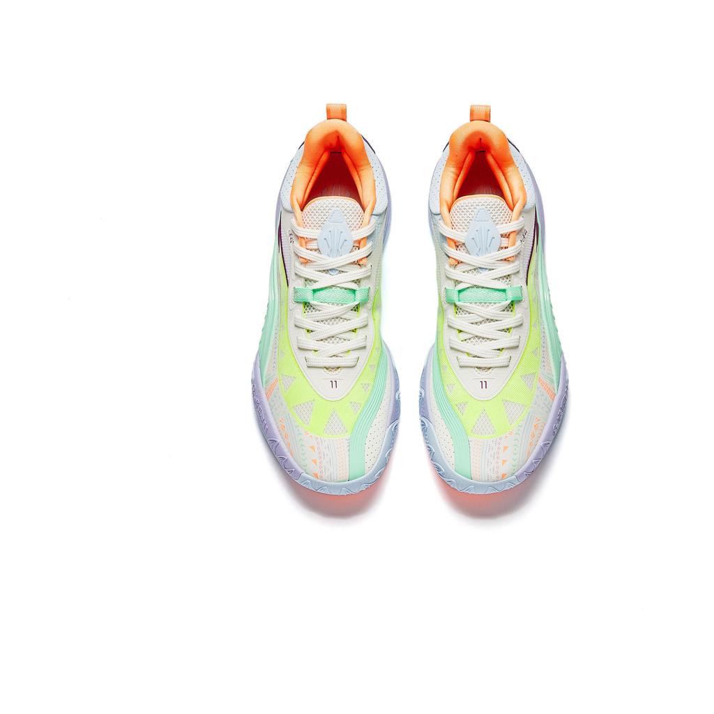 Anta Basketball Kai 1 Team Ribbon Men White Green Purple 112521603-2