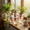 Transparent Plastic Hydroponic Mesh Cups Root View Cups Plant Propagation Plant Nursery Pot Planting Container Flowerpot