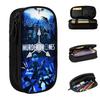 Murder Drones Pencil Cases Black Comedy Science Fiction Pen Box Bags Kids Big Capacity School Supplies Cosmetic Pencilcases
